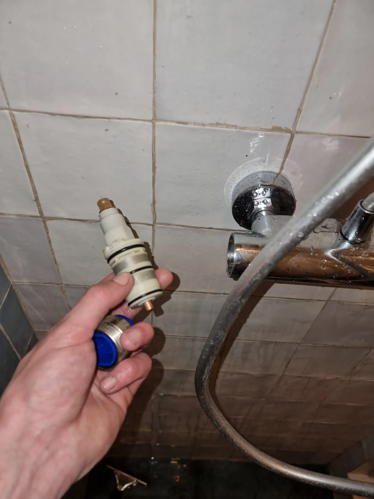 Recherche & réparation de fuites — photo de chantier